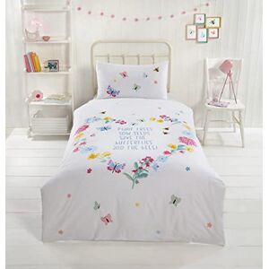 Rapport Home Butterflies Duvet Cover Set Reversible Floral Bedding Single Quilt Cover Set Rapport Home Butterflies Duvet Cover Set Reversible Floral Bedding Single Quilt Cover Set