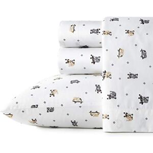 Poppy & Fritz Full Sheets, Cotton Percale Bedding Set, Crisp & Cool, Lightweight Home Decor (Skateboarding Bulldogs, Full) Poppy & Fritz Full Sheets, Cotton Percale Bedding Set, Crisp & Cool, Lightweight Home Decor (Skateboarding Bulldogs, Full)
