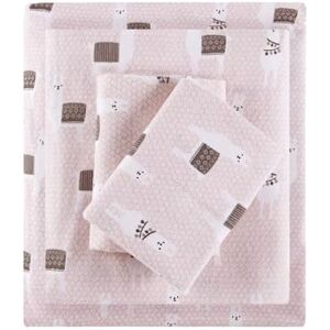 Intelligent Design Cozy Soft 100% Cotton Flannel Print Animals Stars Cute Warm, Ultra Soft Cold Weather Sheet Set Bedding, Twin, Pink Llamas 3 Piece Intelligent Design Cozy Soft 100% Cotton Flannel Print Animals Stars Cute Warm, Ultra Soft Cold Weather Sheet Set Bedding, Twin, Pink Llamas 3 Piece