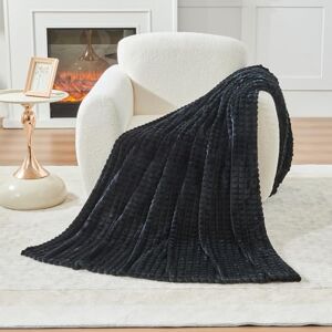 GC GAVENO CAVAILIA Large Fluffy Blanket Throws for Sofas and Beds Soft Warm Sherpa Fleece Blanket King Size, Cosy Plush Sofa Throw Blanket, Bed Throw for Living Room or Bedroom, (200x240 cm) Black GC GAVENO CAVAILIA Large Fluffy Blanket Throws for Sofas and Beds Soft Warm Sherpa Fleece Blanket King Size, Cosy Plush Sofa Throw Blanket, Bed Throw for Living Room or Bedroom, (200x240 cm) Black