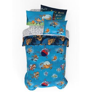 Franco Comforter and Sheet Set with Sham, Microfiber, Dog Man, 5 Piece Twin Size Franco Comforter and Sheet Set with Sham, Microfiber, Dog Man, 5 Piece Twin Size