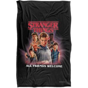 Stranger Things All Friends Welcome Poster Super Soft Snuggle Blanket with Silky Touch 91 x 147 cm Stranger Things All Friends Welcome Poster Super Soft Snuggle Blanket with Silky Touch 91 x 147 cm