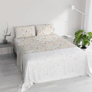 Italian Bed Linen River Cotton Double Bed Sheet Set, Made in Italy – Complete Bed Set, Fitted Bottom Sheet, Top Sheet 240 x 300 cm and 2 Pillowcases with Inner Flap (Double Size, Voltage) Italian Bed Linen River Cotton Double Bed Sheet Set, Made in Italy – Complete Bed Set, Fitted Bottom Sheet, Top Sheet 240 x 300 cm and 2 Pillowcases with Inner Flap (Double Size, Voltage)