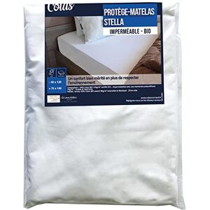 COLAS NORMAND Stella Waterproof Mattress Protector - Organic Cotton COLAS NORMAND Stella Waterproof Mattress Protector - Organic Cotton