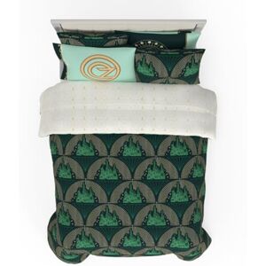 Franco Collectibles Wicked Lux Bedding 7 Piece Super Soft Reversible Comforter and Sheet Set with Sham, Queen, (Officially Licensed Product) Franco Collectibles Wicked Lux Bedding 7 Piece Super Soft Reversible Comforter and Sheet Set with Sham, Queen, (Officially Licensed Product)