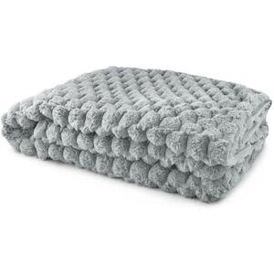 Emma Barclay Lush Luxurious Fluffy Faux Rabbit Fur Throw Blanket (Silver Grey, 50x60 (127x152cm)) Emma Barclay Lush Luxurious Fluffy Faux Rabbit Fur Throw Blanket (Silver Grey, 50x60 (127x152cm))