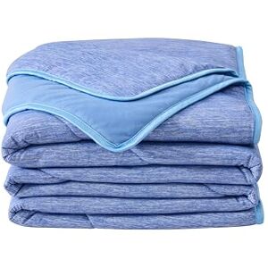 GC GAVENO CAVAILIA Luxury Cooling Quilt Single Bed Soft & Breathable Bedspread Comforter Throw (130x170cm), Cool Blanket for Night Sweats Warm & Lightweight Single Bed Throw for All Seasons,Blue GC GAVENO CAVAILIA Luxury Cooling Quilt Single Bed Soft & Breathable Bedspread Comforter Throw (130x170cm), Cool Blanket for Night Sweats Warm & Lightweight Single Bed Throw for All Seasons,Blue
