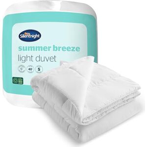 Silentnight Summer Breeze 4.5 Tog Double King Lightweight Low Tog Summer Duvet Quilt Ideal for Warm Nights and Hot Sleepers Hypoallergenic and Machine Washable King Silentnight Summer Breeze 4.5 Tog Double King Lightweight Low Tog Summer Duvet Quilt Ideal for Warm Nights and Hot Sleepers Hypoallergenic and Machine Washable King