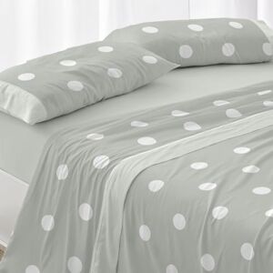 Blanco Cotton Bedding Set Bed 105 cm Design 627 Mint Color (105 x 190/200 cm.) Blanco Cotton Bedding Set Bed 105 cm Design 627 Mint Color (105 x 190/200 cm.)