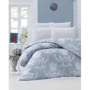 Nuit Des RĂªves King Quilt Cover Set - Cotton, Blue & White - 200x220 cm Nuit Des RĂªves King Quilt Cover Set - Cotton, Blue & White - 200x220 cm