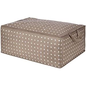 Compactor Duvet Storage Bag, 50 x 70 x 30 cm, Polypropylene, Rivoli Range, Brown/White, RAN4566 Compactor Duvet Storage Bag, 50 x 70 x 30 cm, Polypropylene, Rivoli Range, Brown/White, RAN4566