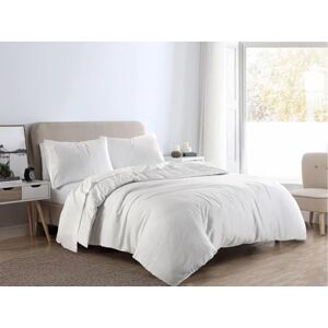 Kampala Hill Plain Dye Flannelette Bedding Brushed Cotton Duvet Cover Set White Super King Kampala Hill Plain Dye Flannelette Bedding Brushed Cotton Duvet Cover Set White Super King