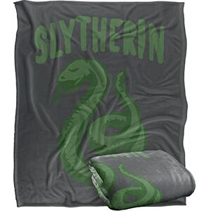 LOGOVISION HARRY POTTER Blanket, 152 x 127 cm The Slytherin Silky Touch Super Soft Throw Blanket LOGOVISION HARRY POTTER Blanket, 152 x 127 cm The Slytherin Silky Touch Super Soft Throw Blanket