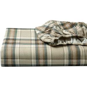 Eddie Bauer Warm Breathable Cotton Flannel Bedding with Deep Pockets, Brushed for Extra Softness, Cozy Home Decor, Oeko-Tex Certified, Edgewood Plaid, King Eddie Bauer Warm Breathable Cotton Flannel Bedding with Deep Pockets, Brushed for Extra Softness, Cozy Home Decor, Oeko-Tex Certified, Edgewood Plaid, King