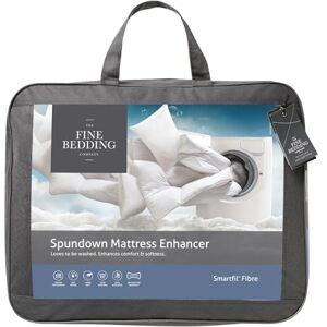 The Fine Bedding Company Spundown Mattress Enhancer Super King Peachskin Soft Mattress Topper Machine Washable Hypoallergenic The Fine Bedding Company Spundown Mattress Enhancer Super King Peachskin Soft Mattress Topper Machine Washable Hypoallergenic