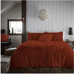 GC GAVENO CAVAILIA Teddy Fleece Duvet Cover OR Hug & Snug Throw Blanket OR Snuggle Warm Cushion Cover, Rust, Single GC GAVENO CAVAILIA Teddy Fleece Duvet Cover OR Hug & Snug Throw Blanket OR Snuggle Warm Cushion Cover, Rust, Single