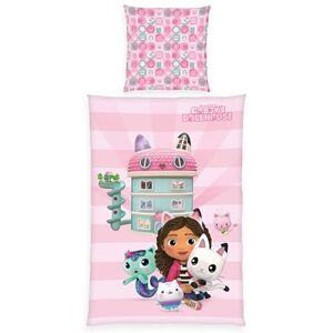 Herding Klaus GmbH Gabby's Dollhouse Bed Linen, Pillowcase Approx. 80 x 80 cm, Duvet Cover Approx. 135 x 200 cm, with Smooth Zip, 100% Cotton, Renforcé Herding Klaus GmbH Gabby's Dollhouse Bed Linen, Pillowcase Approx. 80 x 80 cm, Duvet Cover Approx. 135 x 200 cm, with Smooth Zip, 100% Cotton, Renforcé