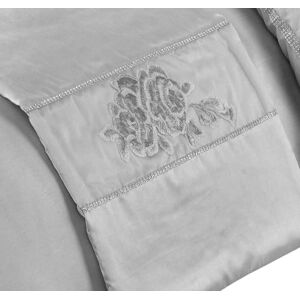 Kampala Hill Amara Embellished Silver Bed Runner Bed Scarf 50x200cm Kampala Hill Amara Embellished Silver Bed Runner Bed Scarf 50x200cm