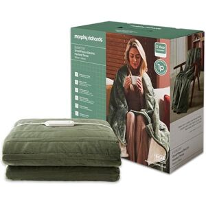 Morphy Richards EverCosy Fleece Electric Heated Throw Small, 160x130cm, 9 Heat Settings, Detachable, Teddy Fleece and Flannel Fleece, Overheat Protection, 610001 Morphy Richards EverCosy Fleece Electric Heated Throw Small, 160x130cm, 9 Heat Settings, Detachable, Teddy Fleece and Flannel Fleece, Overheat Protection, 610001