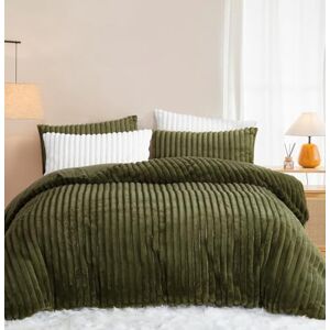 Lanqinglv Plush Bed Linen 135 x 200 cm Olive Green Warm Winter Fluffy Flannel Faux Fur Winter Bed Linen Cuddly Cashmere Touch Thick Sherpa Duvet Cover with Zip and 1 Pillowcase 80 x 80 cm Lanqinglv Plush Bed Linen 135 x 200 cm Olive Green Warm Winter Fluffy Flannel Faux Fur Winter Bed Linen Cuddly Cashmere Touch Thick Sherpa Duvet Cover with Zip and 1 Pillowcase 80 x 80 cm