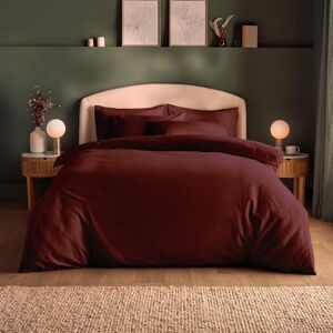 Silentnight Brushed Cotton Duvet Set Soft Velvety Touch 100% Cotton Cosy Warmth Feel Breathable Lightly Brushed Hypoallergenic Button Fastening Duvet Cover + Pillowcase Bed Set, Burgundy, Double Silentnight Brushed Cotton Duvet Set Soft Velvety Touch 100% Cotton Cosy Warmth Feel Breathable Lightly Brushed Hypoallergenic Button Fastening Duvet Cover + Pillowcase Bed Set, Burgundy, Double