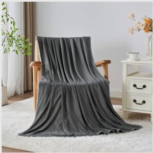 GC GAVENO CAVAILIA Single Bed Cooling Blanket Arc-Chill Fabric With Q-Max>0.5 Lightweight Cooling Blanket For Couch, Bed or Travel Machine Washable Home Décor Throw 130x170 Cm Charcoal GC GAVENO CAVAILIA Single Bed Cooling Blanket Arc-Chill Fabric With Q-Max>0.5 Lightweight Cooling Blanket For Couch, Bed or Travel Machine Washable Home Décor Throw 130x170 Cm Charcoal