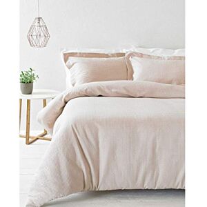 Yard Riva Home Paoletti Single Duvet Cover Set Blush Pink Waffle Weave Texture 1 x Oxford Border Pillowcase Included 100% Cotton Machine Washable 137 x 200 cm (54"" x 79"" inches) Yard Riva Home Paoletti Single Duvet Cover Set Blush Pink Waffle Weave Texture 1 x Oxford Border Pillowcase Included 100% Cotton Machine Washable 137 x 200 cm (54"" x 79"" inches)
