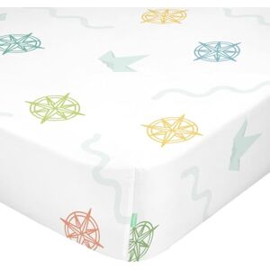 happyfriday Fitted Sheet HAPPYNOIS Multicolor 105 x 200 x 32 cm happyfriday Fitted Sheet HAPPYNOIS Multicolor 105 x 200 x 32 cm