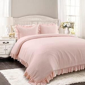Lush Decor Reyna 3 Piece Comforter Set, Blush, King Lush Decor Reyna 3 Piece Comforter Set, Blush, King