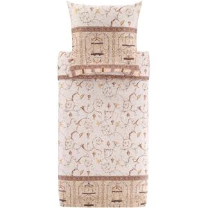 Bassetti Oplontis 9331444 Bed Linen + 1 Pillowcase Made of 100% Cotton Satin in Beige 4M, Dimensions: 155 x 220 cm + 1 K 80 x 80 cm Bassetti Oplontis 9331444 Bed Linen + 1 Pillowcase Made of 100% Cotton Satin in Beige 4M, Dimensions: 155 x 220 cm + 1 K 80 x 80 cm