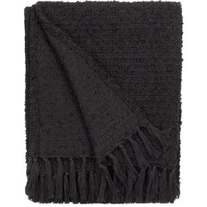 Yard Furn Candar Textured Boucle Throw – Soft Boucle Fringed Design (Black – 130x170cm) Yard Furn Candar Textured Boucle Throw – Soft Boucle Fringed Design (Black – 130x170cm)