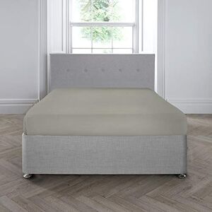 Appletree 200TC 35cm Deep Fitted Sheet, 100% Cotton Silver, King Appletree 200TC 35cm Deep Fitted Sheet, 100% Cotton Silver, King