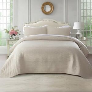 KASENTEX Quilt Mini Set-Stone Washed-Super Soft Bedspread-Light Weight-White Down Alternative Microfiber Fill-Machine Washable-Solid Colors, 2 Shams, Camel, King + 2 King KASENTEX Quilt Mini Set-Stone Washed-Super Soft Bedspread-Light Weight-White Down Alternative Microfiber Fill-Machine Washable-Solid Colors, 2 Shams, Camel, King + 2 King