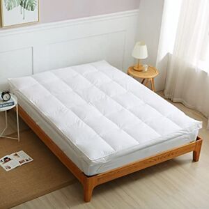 Kampala Hill HomeSpace Direct 100% Duck Feather Mattress Topper Hotel Quality Thick Luxury Deep Fill (7cm) (Super King) Kampala Hill HomeSpace Direct 100% Duck Feather Mattress Topper Hotel Quality Thick Luxury Deep Fill (7cm) (Super King)
