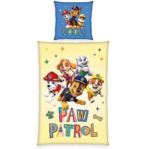 Herding Paw Patrol Bed Linen Set, Pillowcase 80 x 80 cm with Zip and Reversible Motif, Duvet Cover 135 x 200 cm, with Zip, 100% Cotton/Renforcé Herding Paw Patrol Bed Linen Set, Pillowcase 80 x 80 cm with Zip and Reversible Motif, Duvet Cover 135 x 200 cm, with Zip, 100% Cotton/Renforcé
