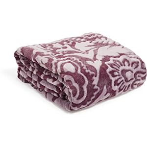 Vera Bradley Women's Fleece Plush Throw Blanket, Java Mulled Wine Tonal, 80 X 50 Vera Bradley Women's Fleece Plush Throw Blanket, Java Mulled Wine Tonal, 80 X 50