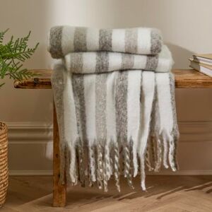furn. Wylder Beechwood Throw – Soft Fringe Woven Stripe Cotton Blanket (Heath – 140x180cm) furn. Wylder Beechwood Throw – Soft Fringe Woven Stripe Cotton Blanket (Heath – 140x180cm)