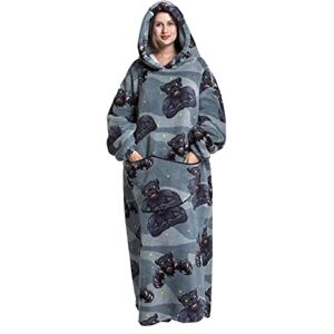 Everglamour Hooded Blanket Adult Sized Costumes, Blue Everglamour Hooded Blanket Adult Sized Costumes, Blue