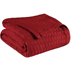 Superior Diamond Weave All-Season Cotton Blanket, Cover for Home, Couch, Bed, Soft, Warm Blankets, Boho Aesthetic, Comfy, Cozy, and Cute Covers, Decorative Bedding Essentials, Full/Queen, Burgundy Superior Diamond Weave All-Season Cotton Blanket, Cover for Home, Couch, Bed, Soft, Warm Blankets, Boho Aesthetic, Comfy, Cozy, and Cute Covers, Decorative Bedding Essentials, Full/Queen, Burgundy