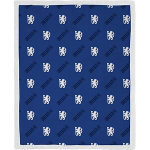 Character World Official Chelsea FC Fleece Sherpa Throw Blanket Super Soft, Football Geometric Design Warm Super Soft Feel Blue Throw Perfect for Home, Bedroom, Sleepovers & Camping Character World Official Chelsea FC Fleece Sherpa Throw Blanket Super Soft, Football Geometric Design Warm Super Soft Feel Blue Throw Perfect for Home, Bedroom, Sleepovers & Camping