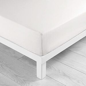 Lina White 90x190cm Cotton Fitted Sheet - Bed Linen Lina White 90x190cm Cotton Fitted Sheet - Bed Linen