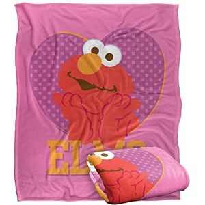LOGOVISION Sesame Street Blanket, 152 x 127 cm, Patterned Elmo Heart, Silky Touch Super Soft Throw Blanket LOGOVISION Sesame Street Blanket, 152 x 127 cm, Patterned Elmo Heart, Silky Touch Super Soft Throw Blanket