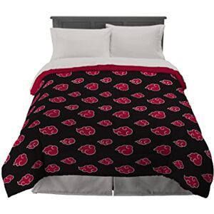 Franco Naruto Anime Akatsuki Pattern Bedding Soft Microfiber Comforter, Queen, (Official Naruto Product) Franco Naruto Anime Akatsuki Pattern Bedding Soft Microfiber Comforter, Queen, (Official Naruto Product)