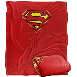 LOGOVISION SUPERMAN Blanket, 152 x 127 cm, Cape Full Color Logo Silky Touch Super Soft Throw Blanket LOGOVISION SUPERMAN Blanket, 152 x 127 cm, Cape Full Color Logo Silky Touch Super Soft Throw Blanket