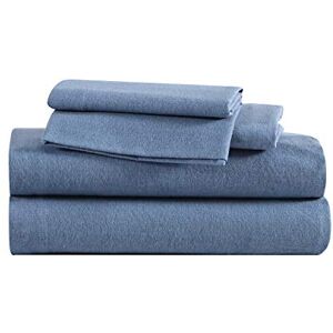 Eddie Bauer Twin Sheets, Cotton Flannel Bedding Set, Brushed for Extra Softness, Cozy Home Decor (Blue, Twin) Eddie Bauer Twin Sheets, Cotton Flannel Bedding Set, Brushed for Extra Softness, Cozy Home Decor (Blue, Twin)