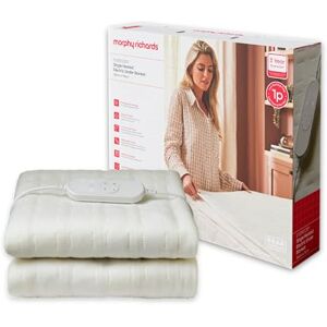 Morphy Richards EverCosy Electric Under Blanket, Single, 150x70cm, For Back Pain and Cold Nights, 9 Heat Settings, 9hr Timer, BEAB Approved, 1p/hr Cost, Machine Washable, Reversible, 600120 Morphy Richards EverCosy Electric Under Blanket, Single, 150x70cm, For Back Pain and Cold Nights, 9 Heat Settings, 9hr Timer, BEAB Approved, 1p/hr Cost, Machine Washable, Reversible, 600120