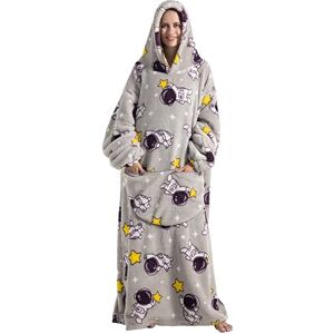 Everglamour Hooded Blanket Adult Sized Costumes, Blue Everglamour Hooded Blanket Adult Sized Costumes, Blue