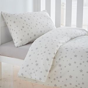 Silentnight Cot Bed Jersey Star Duvet Cover & Pillowcase Set - bed linen set Silentnight Cot Bed Jersey Star Duvet Cover & Pillowcase Set - bed linen set
