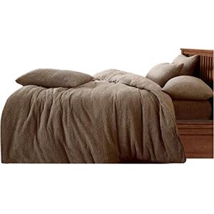 GC GAVENO CAVAILIA Teddy Duvet Set Single Mink, Super Soft Fluffy Luxury Design, Cosy Warm Bedding, 2 Piece Cuddly Fleece Quilt Cover with Matching Pillowcase GC GAVENO CAVAILIA Teddy Duvet Set Single Mink, Super Soft Fluffy Luxury Design, Cosy Warm Bedding, 2 Piece Cuddly Fleece Quilt Cover with Matching Pillowcase