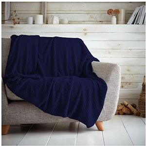 GC GAVENO CAVAILIA Luxury Popcorn Honey Comb Sofa Bed Blanket, Easy Care Super Soft & Warm Fluffy Settee Waffle Throw, Navy, 150X200, 651253 GC GAVENO CAVAILIA Luxury Popcorn Honey Comb Sofa Bed Blanket, Easy Care Super Soft & Warm Fluffy Settee Waffle Throw, Navy, 150X200, 651253
